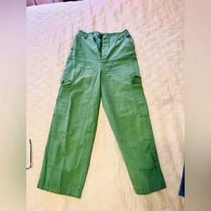 Olive green cargo pants